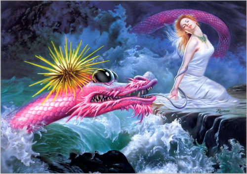artsytoad:Rowena Morrill, Dragon’s Serenadewww.artsytoad.tumblr.com