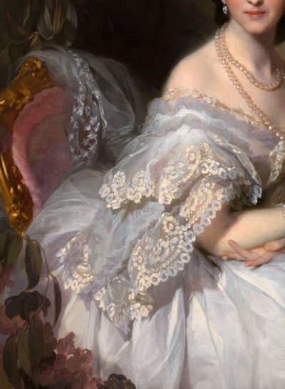 hckat:
“Portrait of Anastasia Ushakova, (detail) - 1866 - [Ivan Kusjmitsch Makarov]
”