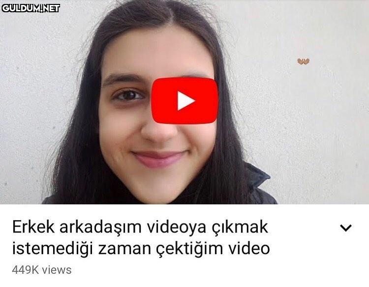 Erkek arkadaşım videoya...