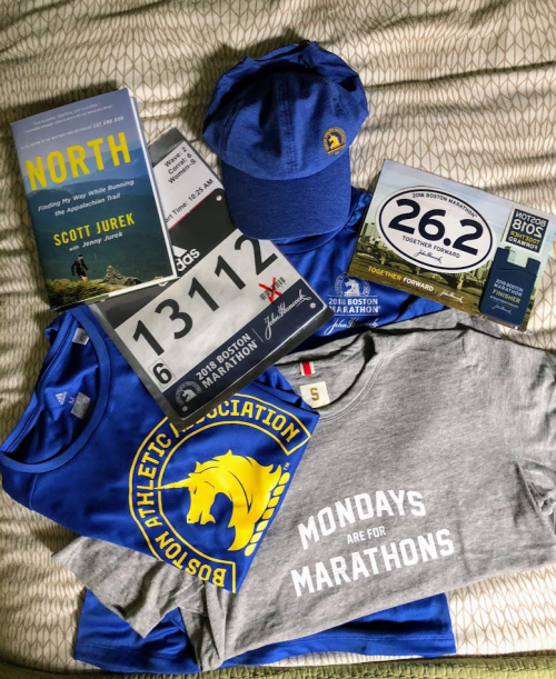 "she insisted running was romantic" • boston marathon recap