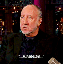 achillcs-remade-blog:  Keith Moon’s first experience with superglue. [x] 