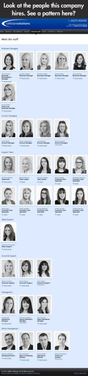 ….. Ya.  I see the pattern.  The vast majority of the high paying positions in this company are occupied by women… fucking sexist.   =_=  Where’s male equality?  Oh right…. thats only for women.  