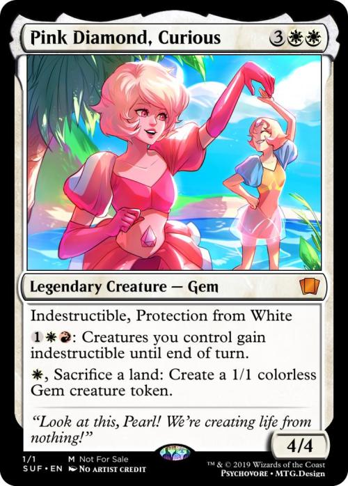 Steven Universe: The GatheringHey hey hey! It’s more SU Magic Cards! That’s right: I’m still making 