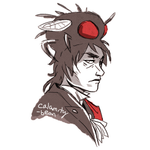 calamity-bean: Absolutely infatuated with Beelzebub’s design in Good Omens… Nothing but