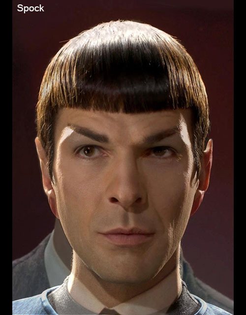 tastefullyoffensive:  Star Trek Actors Past and Present Combined [thenordicguy]Previously: Celebrities