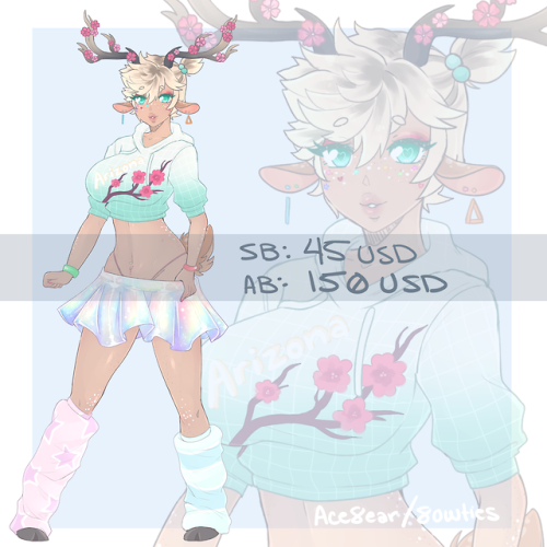 8owties: A collab set between @Ace8ear and I of adopts is up now! Starting bid is $45! Ends in 3 day