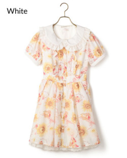 pastel-cutie:    LIZ LISA Sunflower &amp; Parfait Dress ♥