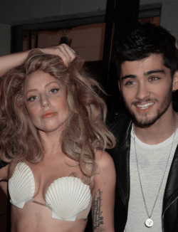 bornthixway: gaga x malik /// 2013