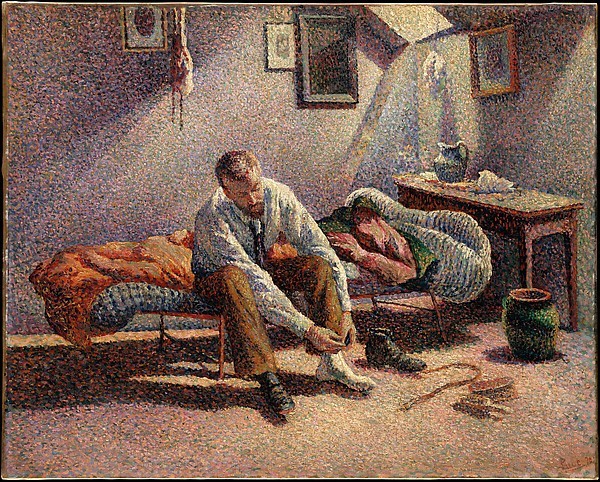 Maximilien Luce, Morning, Interior, 1890