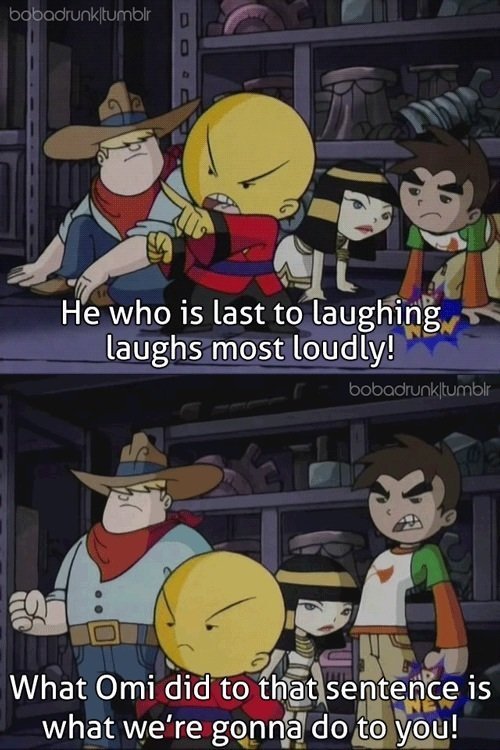 azula-the-firelord:  yourweeaboobs:  ventusxxdraconis:  x  this is the best fucking show out there don’t cross me   omi xiaolin showdown