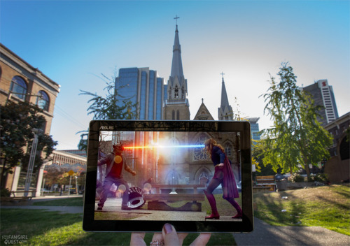 Advent Calendar, day 3: SupergirlLocation: Cathedral Square, Vancouver, CanadaFor day three, we&rsqu