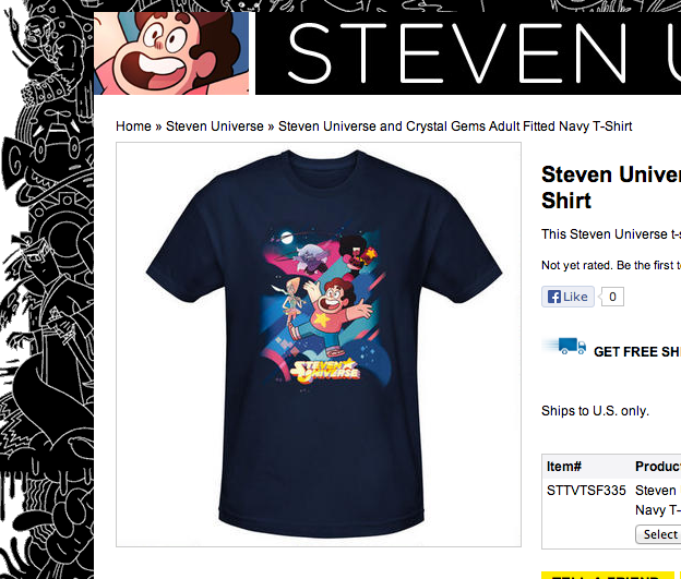 Our Shirts Have Arrived The first publicly available Steven Universe merch is on