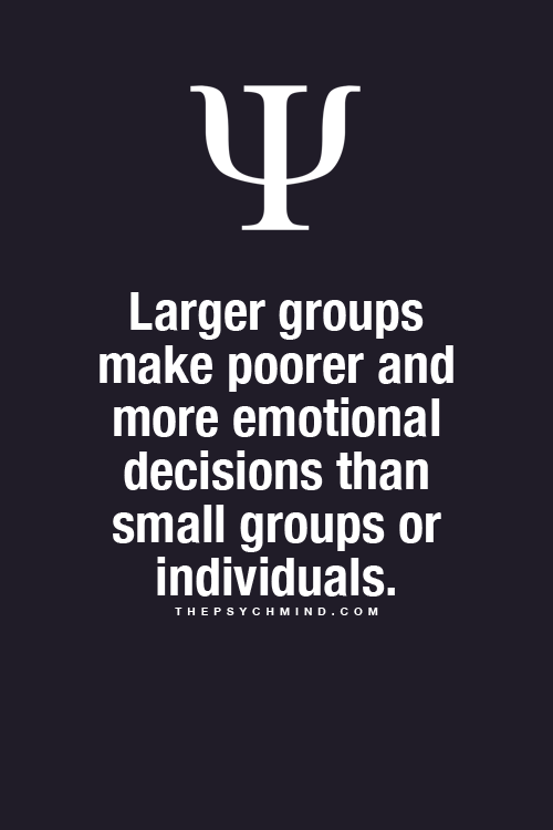 Dat group think tho.