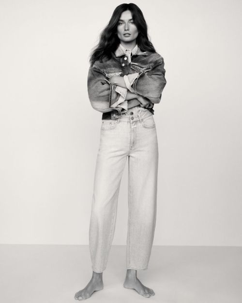 fashionfavdotcom: Andreea Diaconu by Alexandra Nataf for Closed Denim Spring-Summer 2022 Ad Campaign