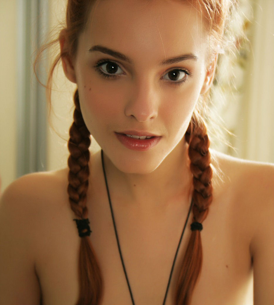 Cute redhead teen girls with pigtails