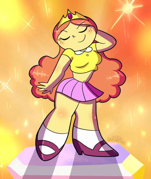 princesscallyie:   Redrawwwwwwwww. And oh, I just noticed that she still wears her crown in her street clothes. Reboot Prinny is so extra, I love her Art Blog~   back with a vengeance <3
