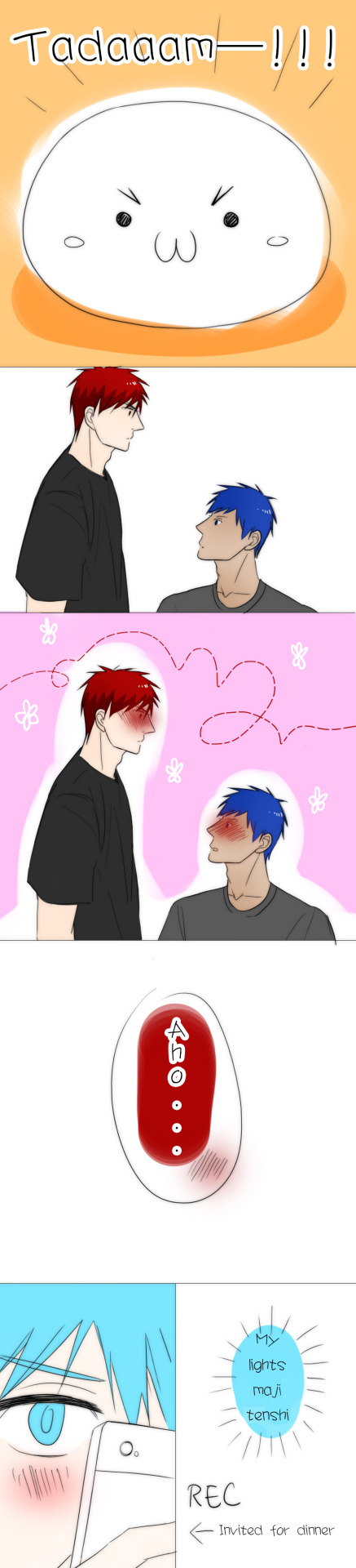 zhuyun-alice:  Kuroko : “My lights maji tenshi wwww (′・ω・`) 