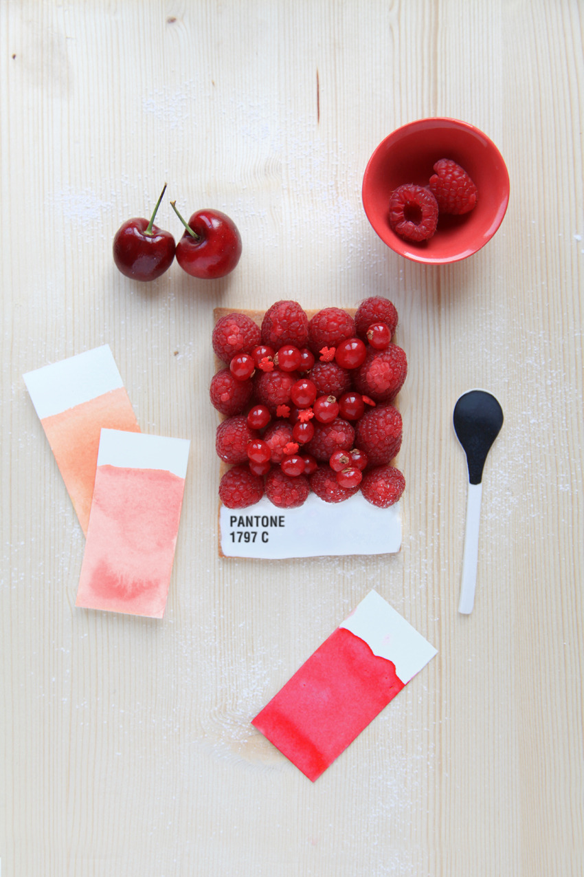    Pantone Color Tarts by French art director Emilie Guelpa  