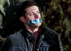 jaredandjensen: Dean + Tied Up