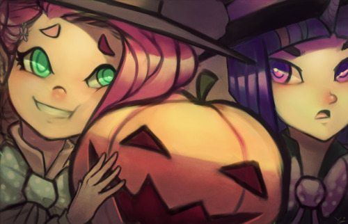 yunni-yunni:  “you can’t be a witch fluttershy, I’m a witch."  "Can I be a cute witch then?” 