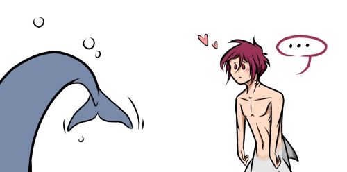 ask-mermen-rinharu:  Rin: We were each other’s first kiss.