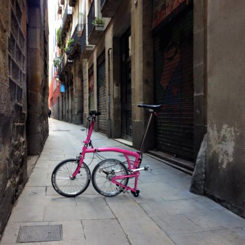 thecyclinglife: Pink&Barcelona