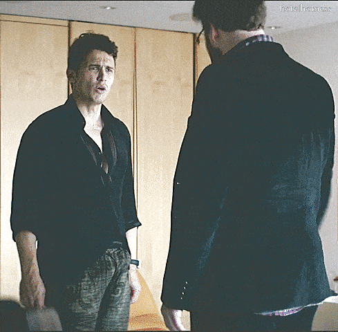 hotelhotness:James Franco’s hard cock  you like big bulges?