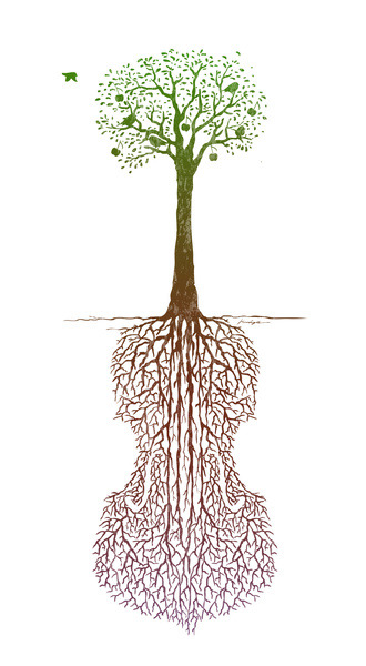 thelookingglassgallery:  “Rooted Sound IV” by Bananabread 
