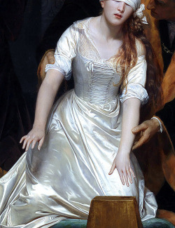 marthajefferson:  The Execution of Lady Jane Grey (detail), Paul Delaroche - 1833 