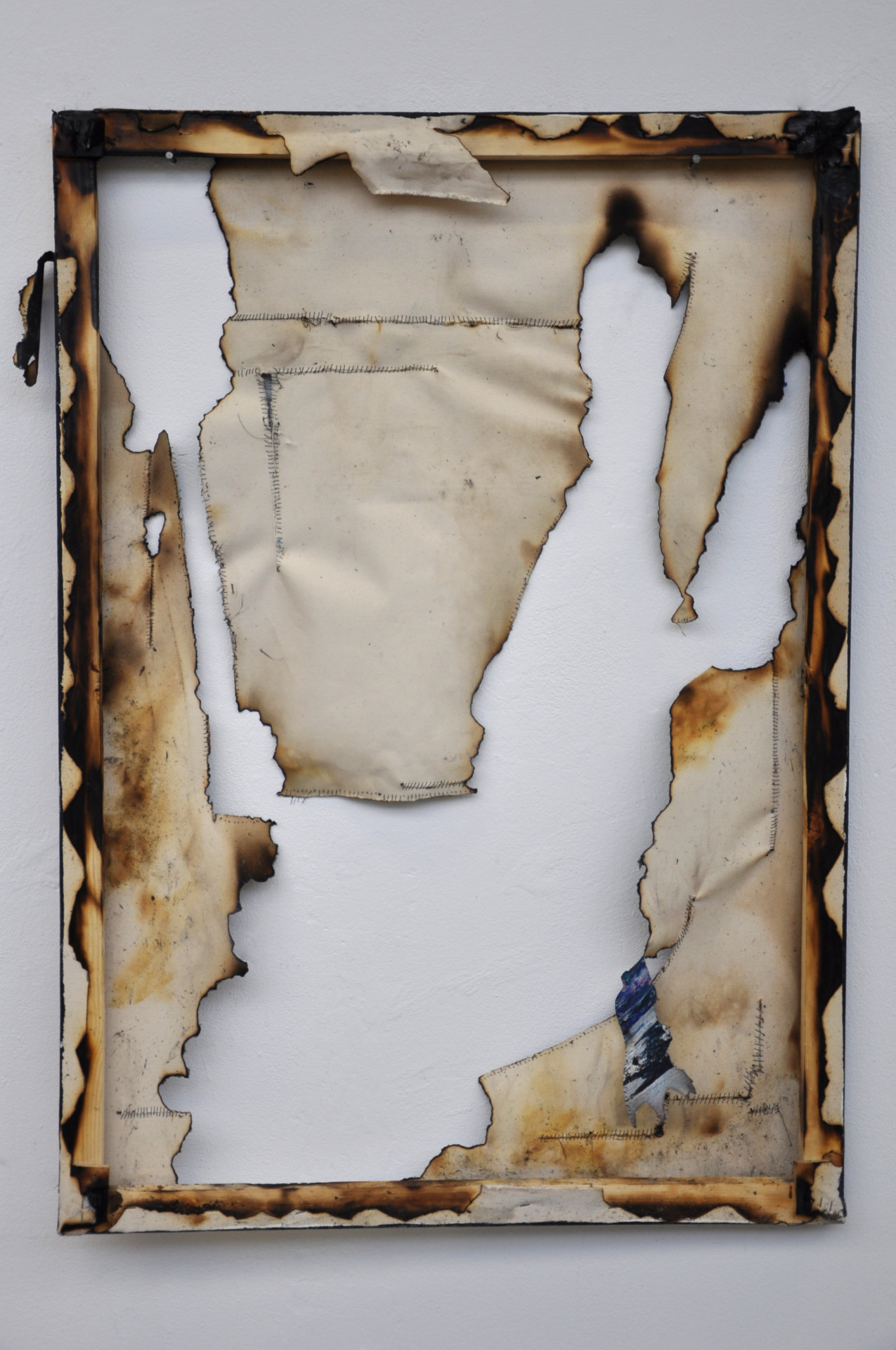 emyrmills:  Emy Mills. The back of my burnt painting.