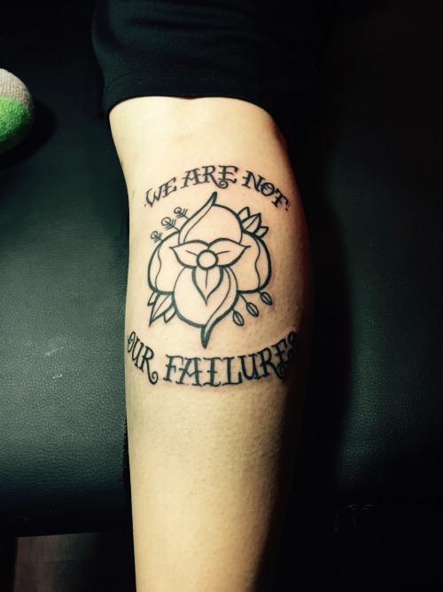 luciferr-in-wonderland:I got my first tattoo last night La Dispute//The castle builders