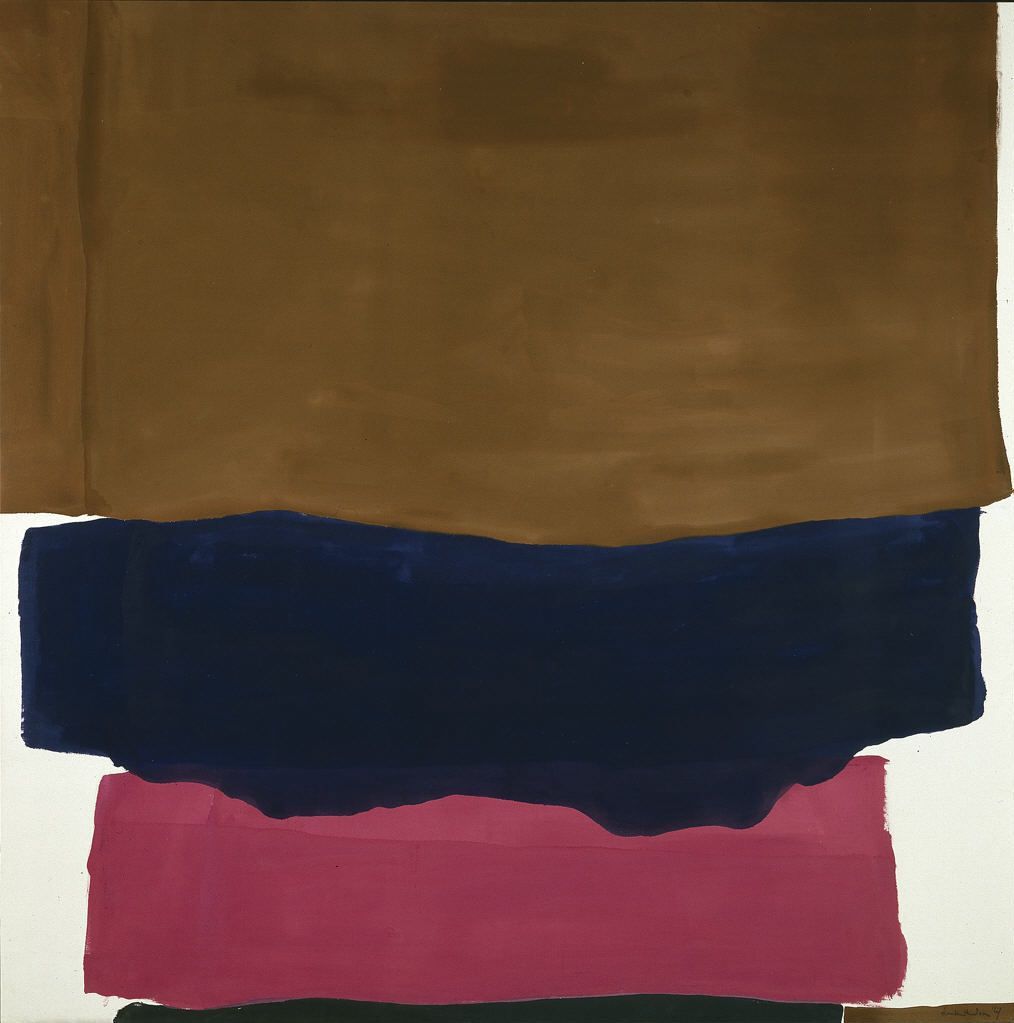 nobrashfestivity:  Helen Frankenthaler, Indian summer, 1966