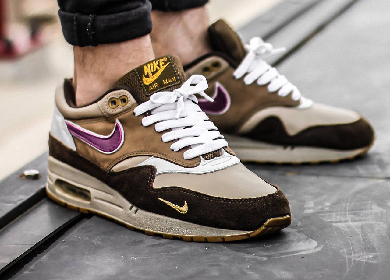 Nike Air Max 1 x Atmos 'Viotech' (by Sweetsoles – Sneakers, and