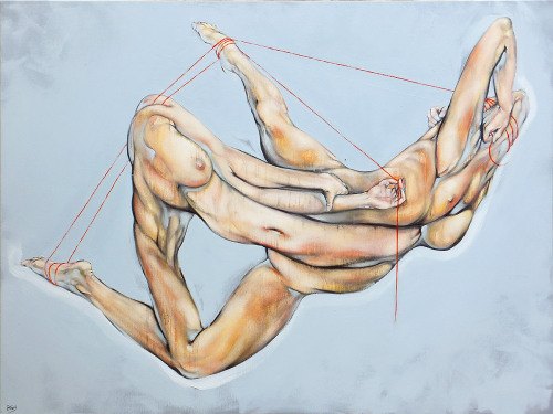 crossconnectmag:  Submission  The Painting of  Felix Hemme Félix was born in France in 1976. He started his research on acrylic in 2000 while still working as a designer. In 2010 he decided to dedicate his life to painting and followed the teachings