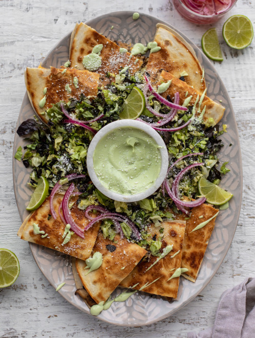 yummyinmytumbly:SMOKY SHIITAKE QUESADILLAS