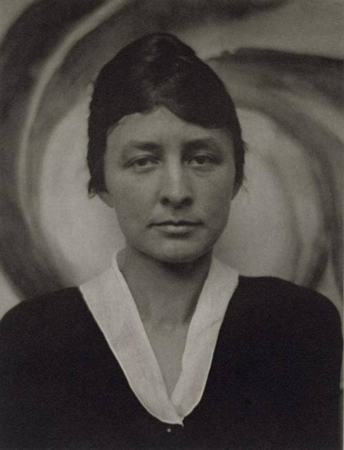 June, 1917 Portrait of Georgia O’Keefe by Alfred Stieglitz. From Liveauctioneers.