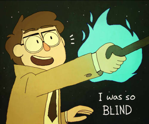 caramelkeks:  When Gravity Falls and the earth becomes sky, fear the beast with just one eye. 