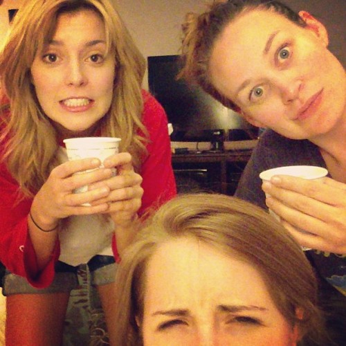 mydrunkkitchen:Stop stealing focus. Way to ruin everything. Best friends for never. @gracehelbig @ma