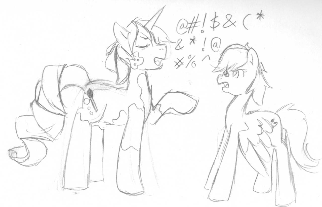 askkappathekirin:  Drawings from the meetup I said I would upload.1. Femfuse and