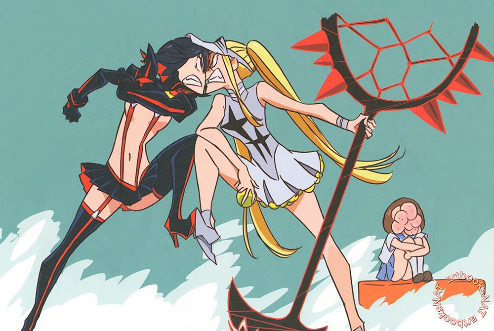 askgraphiteknight:  artbooksnat:  Kill la Kill (キルラキル) As far as secondary