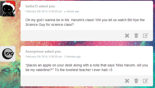  YELLS you guys are so cute, and we can always watch Bill Nye, funny thing our science