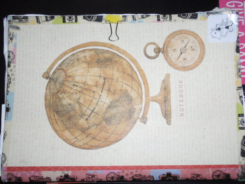 *points Up* This Is The Front Of The Sketchbook Ive Been Carrying Around With Me For About 1 To 2 Years