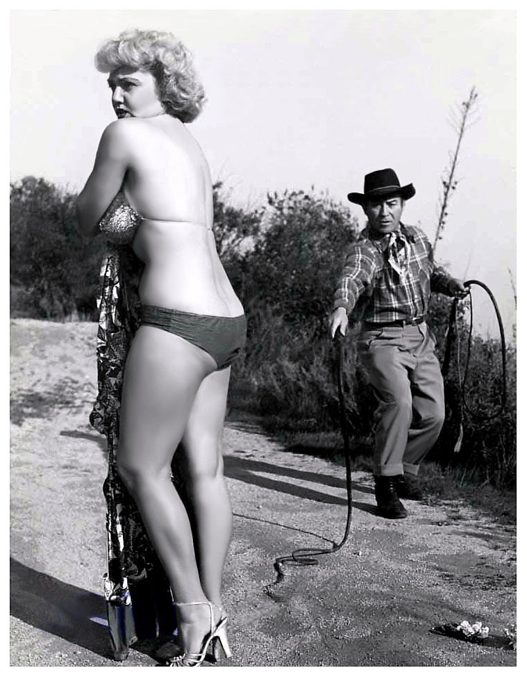 WHIP TEASE Jennie Lee appears in the pages of the December &lsquo;54 issue of