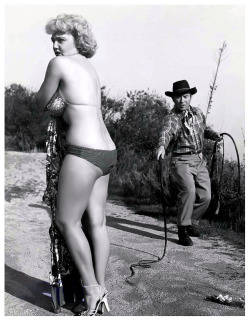 WHIP TEASE Jennie Lee appears in the pages