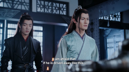 poorlittleyaoyao:Jiang Cheng is the only one concerned about the fact that Meng Yao has been sent in