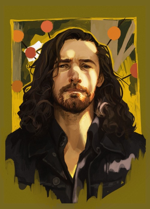 Mr Hozier Reference Photo Was Taken From The Rolling Stone Issue. Thought It Would Be Good For A Color/lighting