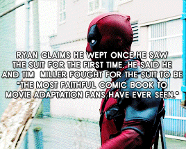 whovian45810:  martieantonsen:  web-s: deadpool (2016) + random facts I would die for Ryan Reynolds 