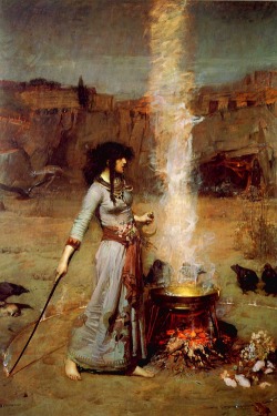 english-idylls: Witches and Sorceresses in John William Waterhouse paintings.