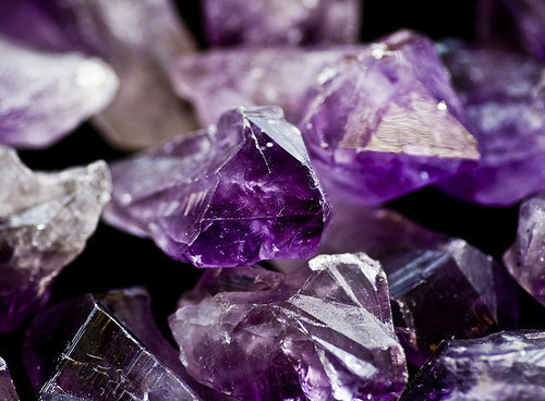 Porn photo mortisia:  Amethyst is a violet variety