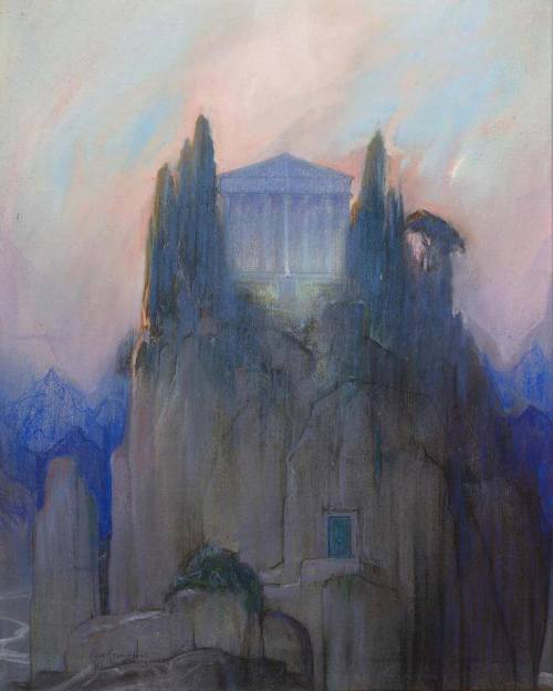 trembling-colors:Baron Arild Rosenkrantz (1870-1964), The Temple (ca. 1931)